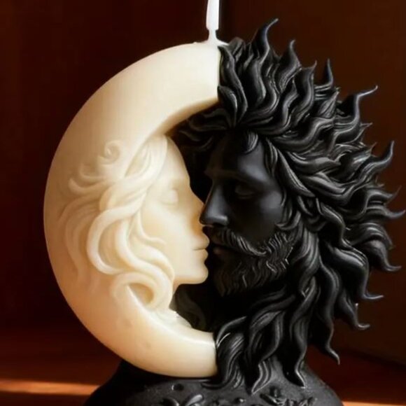 Opposites Attract Manifestation Candle - Picture 2 of 3